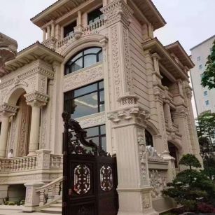 湖南黄金麻别墅外墙异形定制