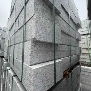 湖南芝麻白路牙石 马路牙子