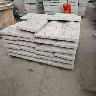 湖南芝麻白蘑菇石，自然面