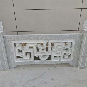 湖南芝麻白河道栏杆 桥栏杆