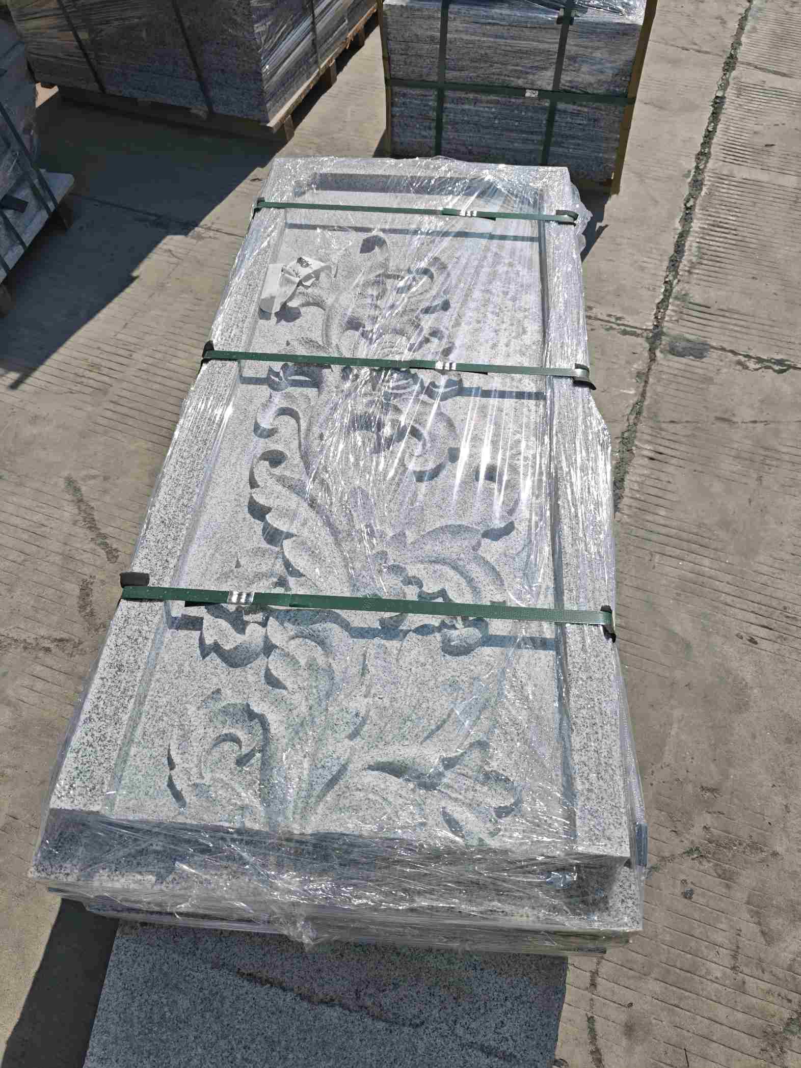 湖南芝麻白别墅外墙雕刻版